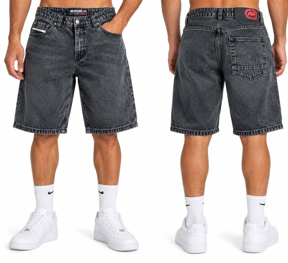 Ecko Unltd Denim Shorts Size 34 Black